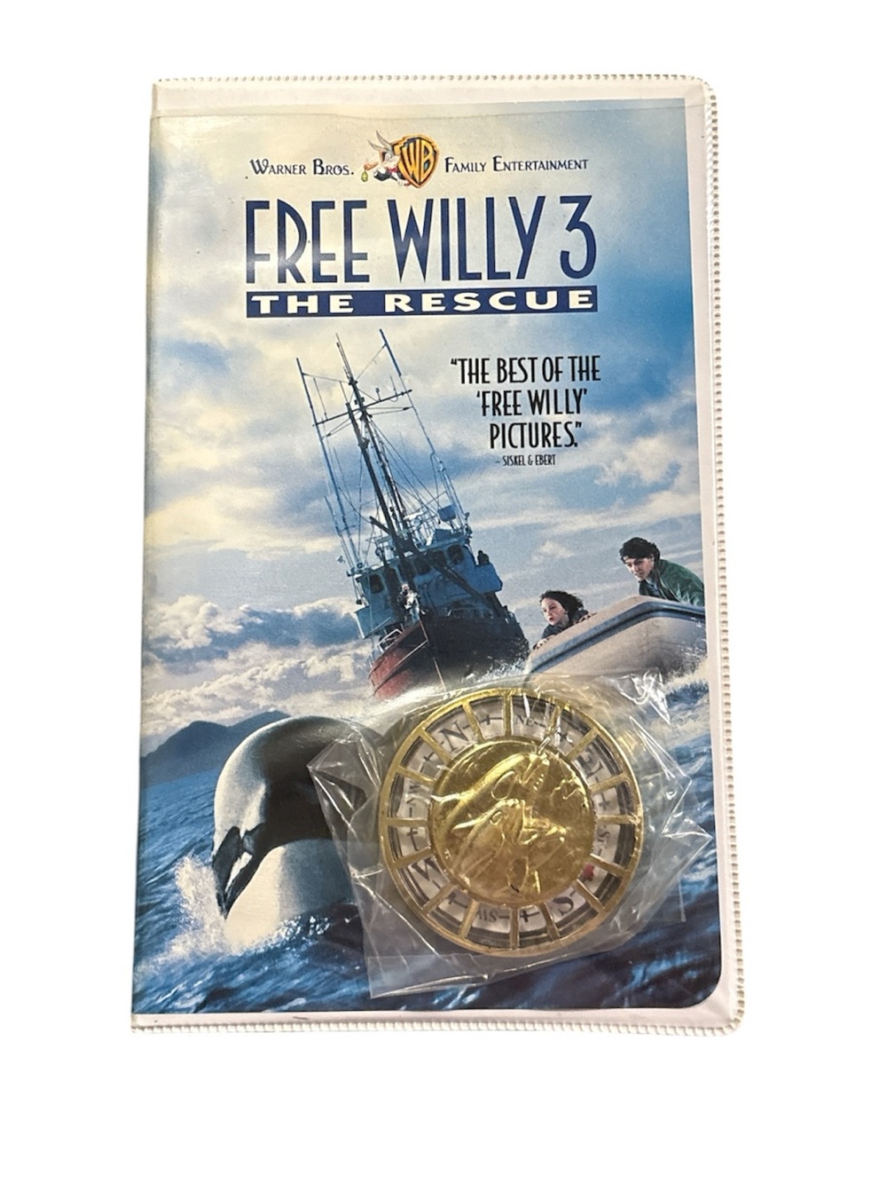 FREE WILLY 3 1997 VHS with Compass